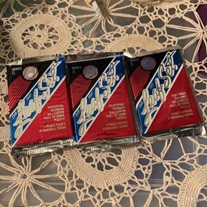 3X Leaf Set 1991 MLB Baseball Puzzle & Cards Series1 Factory Sealed Pack…